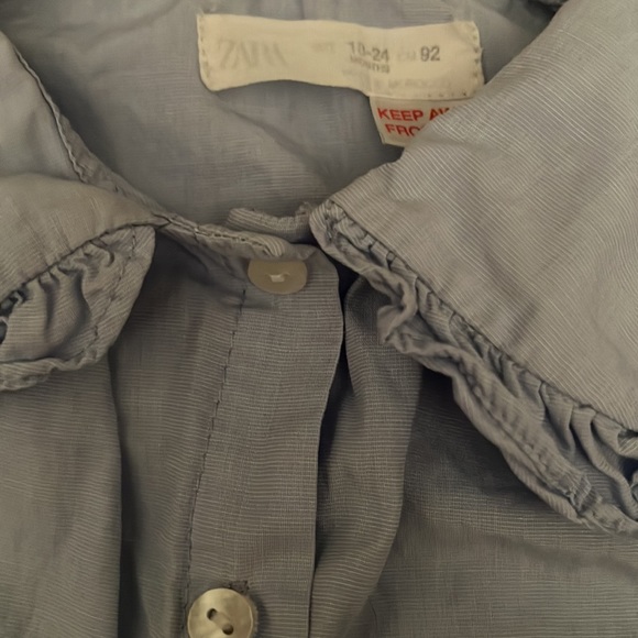 Zara cotton poplin top - Picture 4 of 4